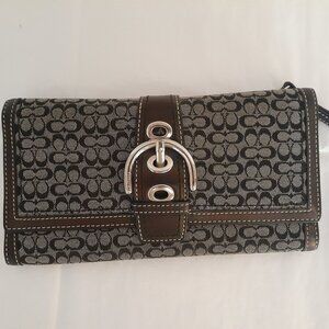 Coach Monogram Trifold Wallet